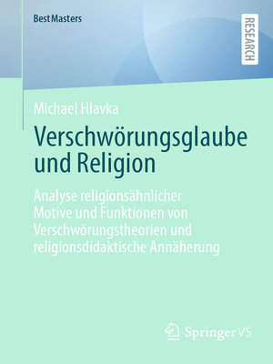cover image of Verschwörungsglaube und Religion